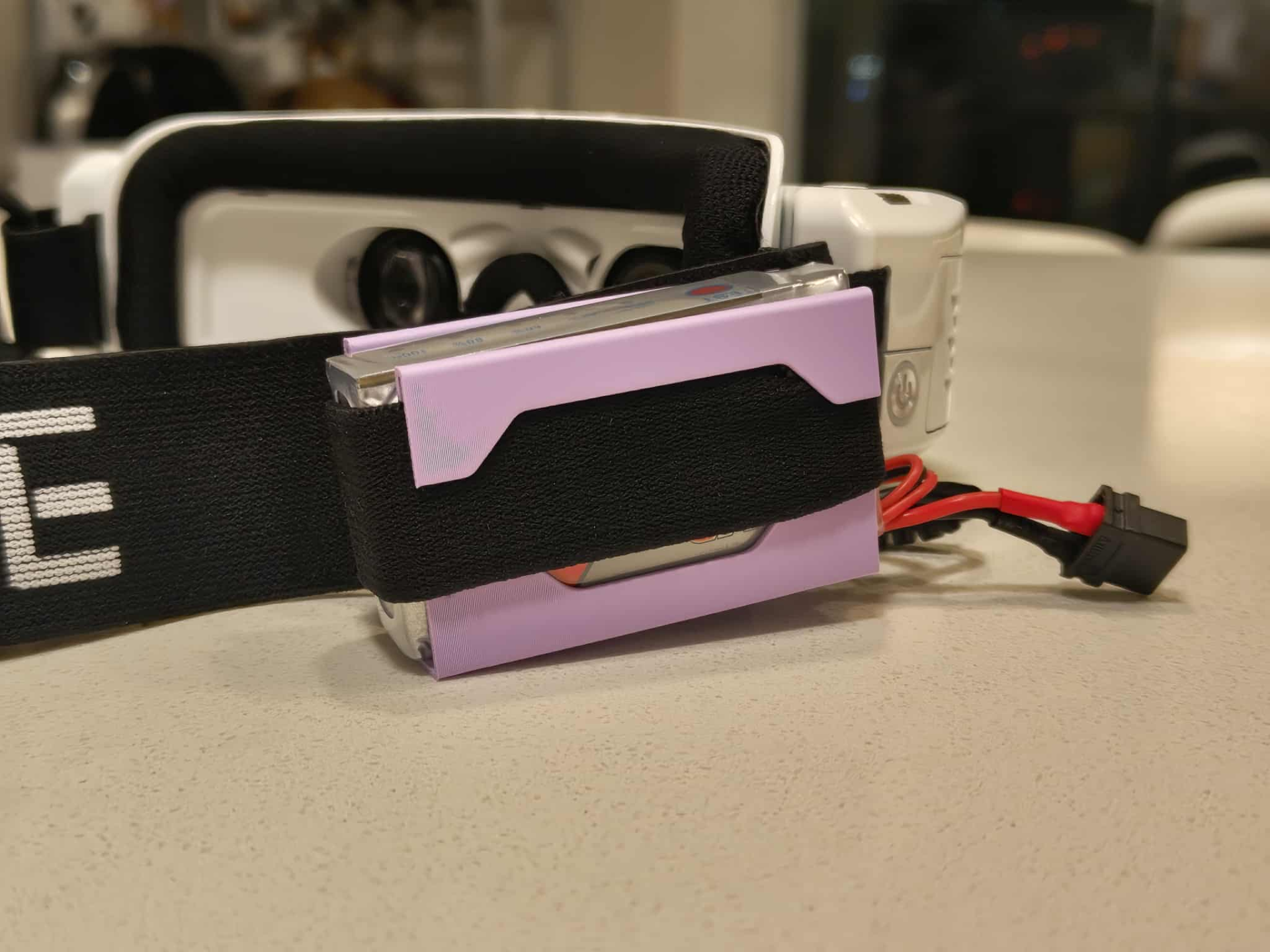 FPV Goggle Battery Holder for GNB 3000mah 2S