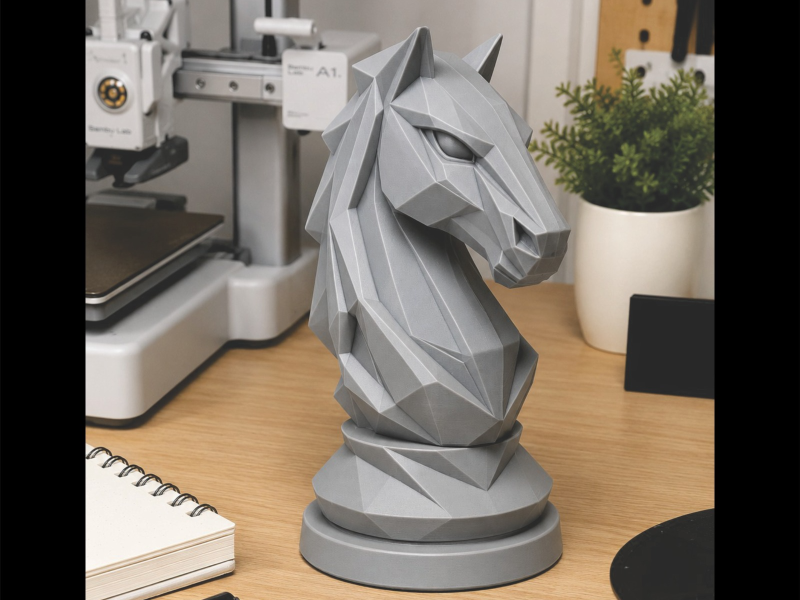 Cavalo Geométrico 3D
