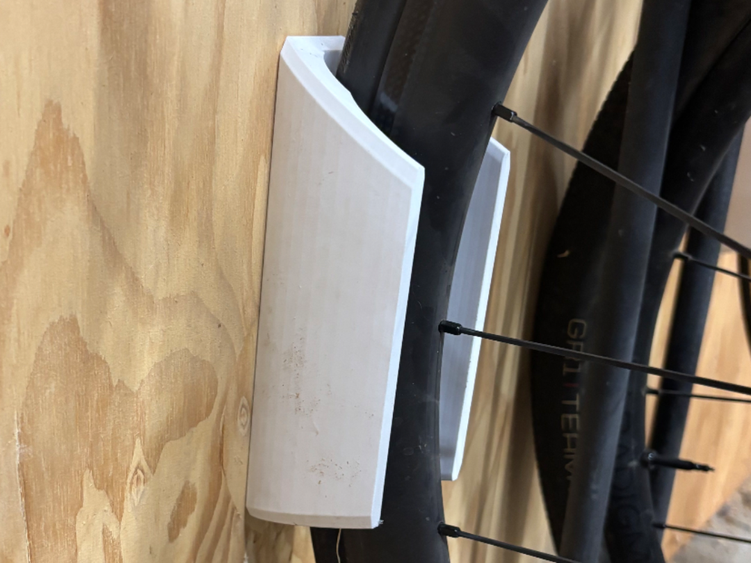 Bicycle Wall Mounted Tire Cradle