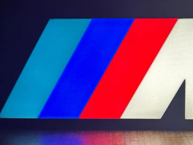 BMW M Logo Lightbox LED Lamp