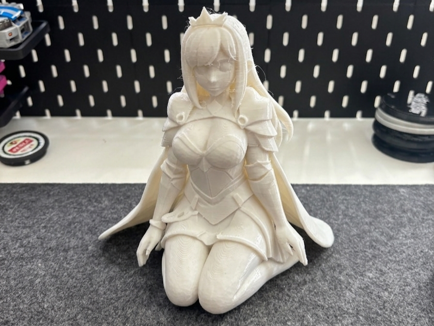 Kneeling Knight Princess - Detailed Anime Figure