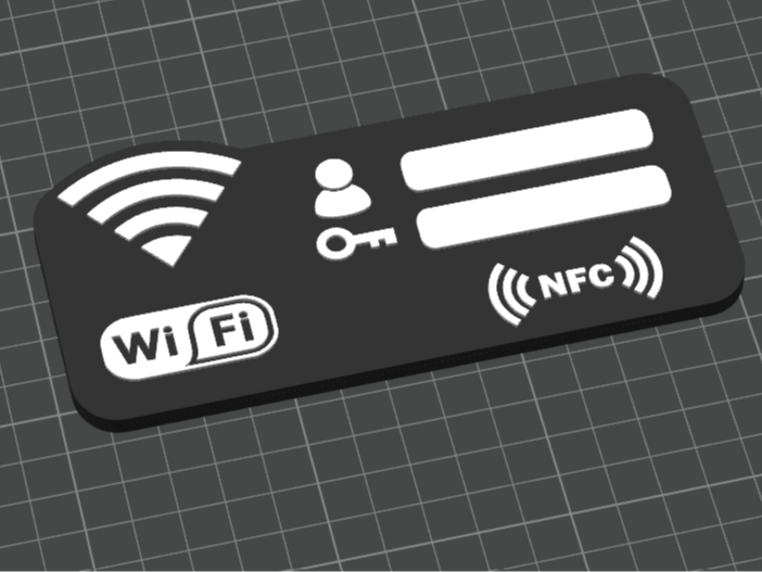 Wi-Fi NFC sign