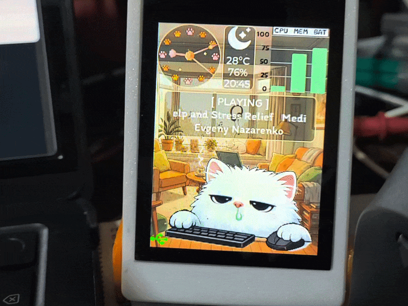 ESP32 Interactive Display Digital Pet - TapTapPaw