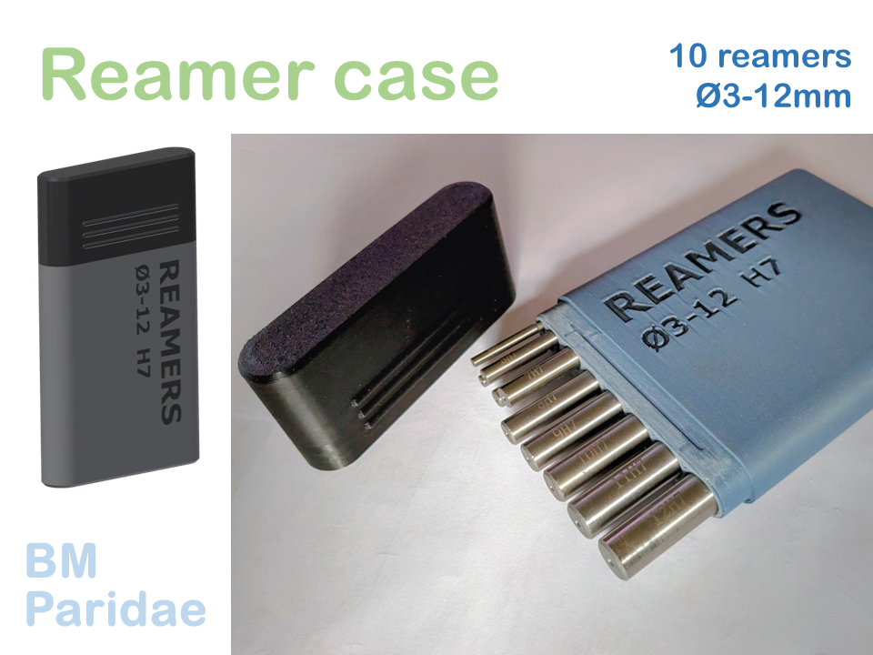10pc Reamer Case
