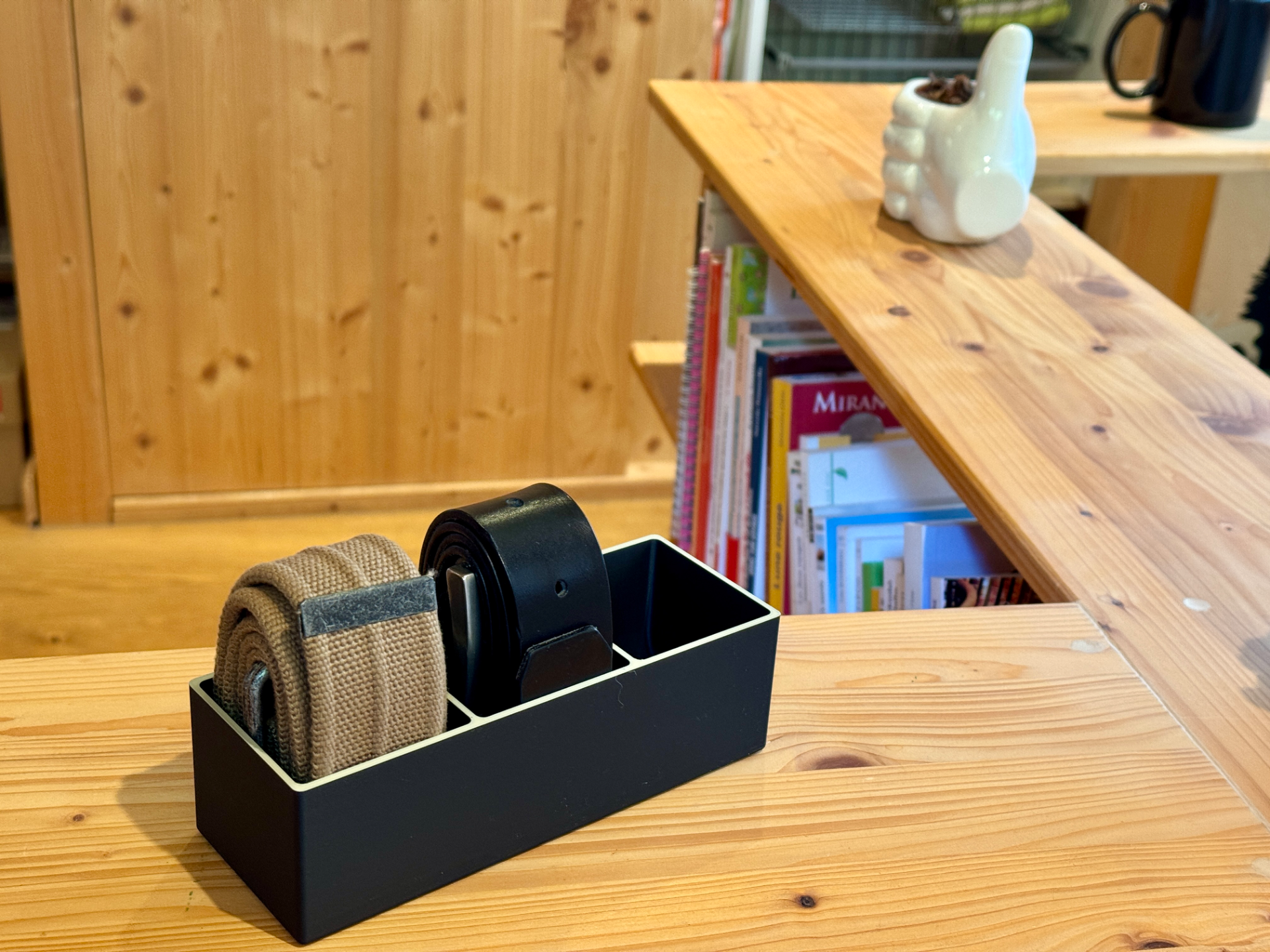 Belts organizer box