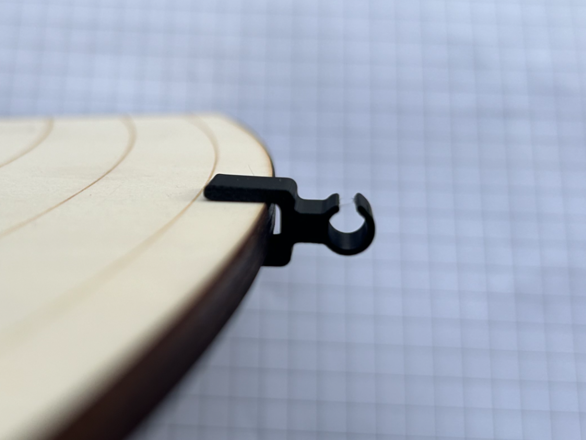 Cable Tidy Clip 5mm ID - push fit on a 6mm board