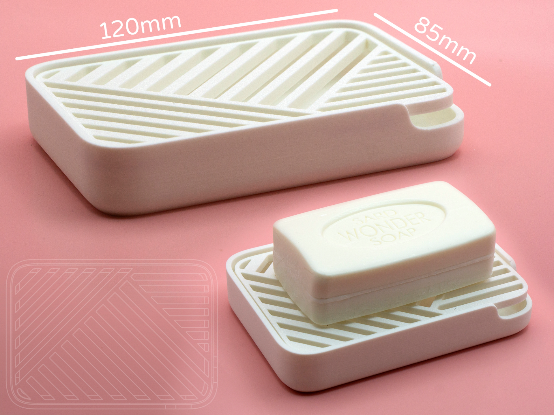 Linear Soap Dish by Pork3D.com