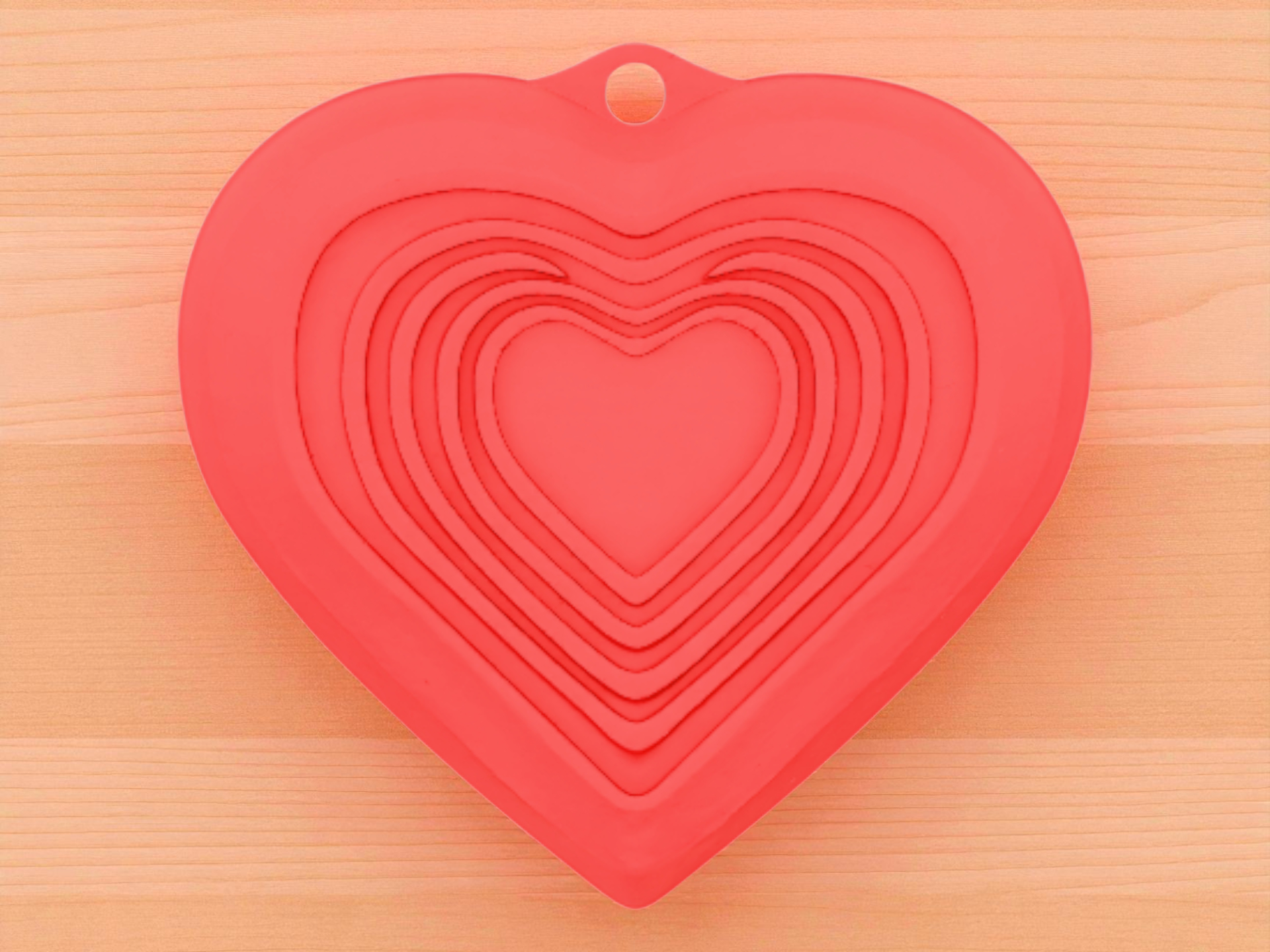 Heart 3D Keychain – Printable STL