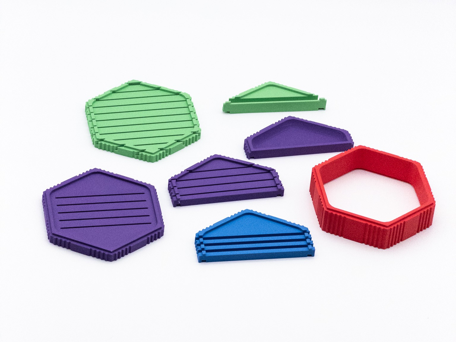 Customizable Hex Toppers for BTB Hex Tray System