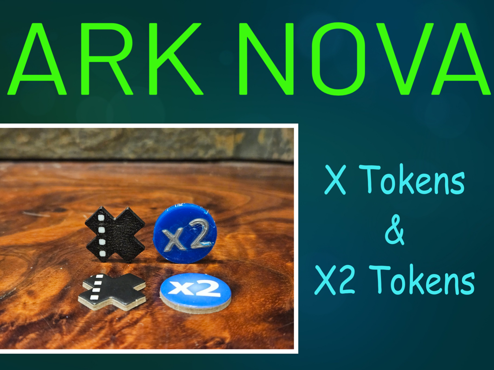 Ark Nova X & X2 tokens