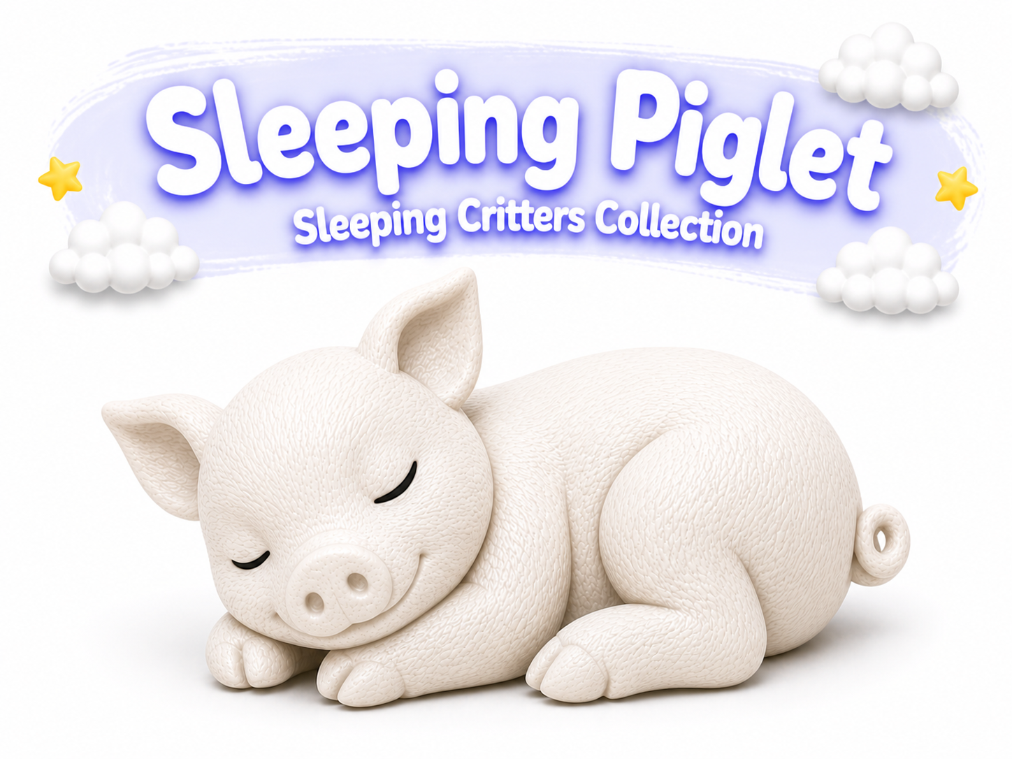 Sleeping Piglet - Sleeping Critters Collection