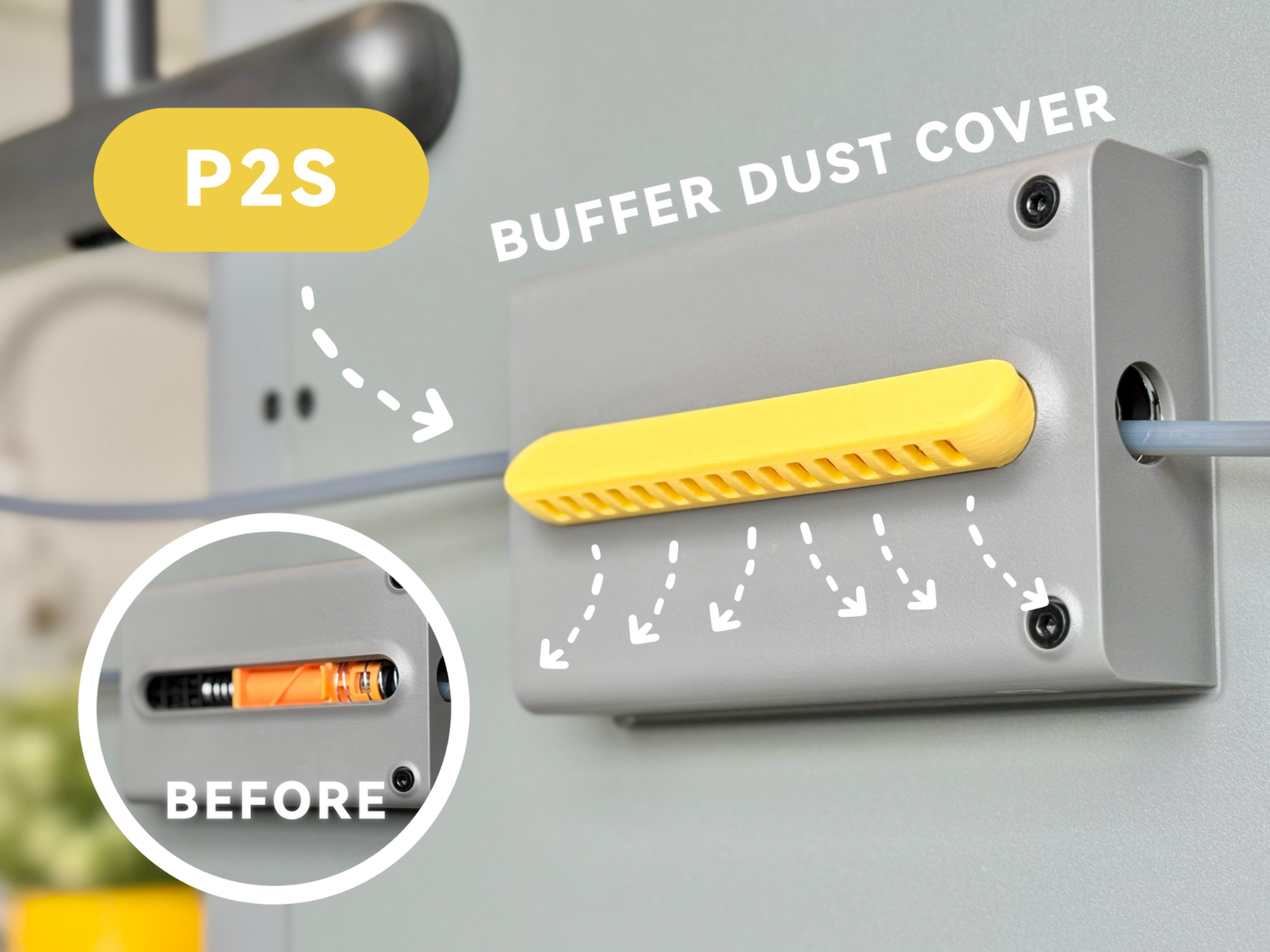 P2S AMS Buffer Cover