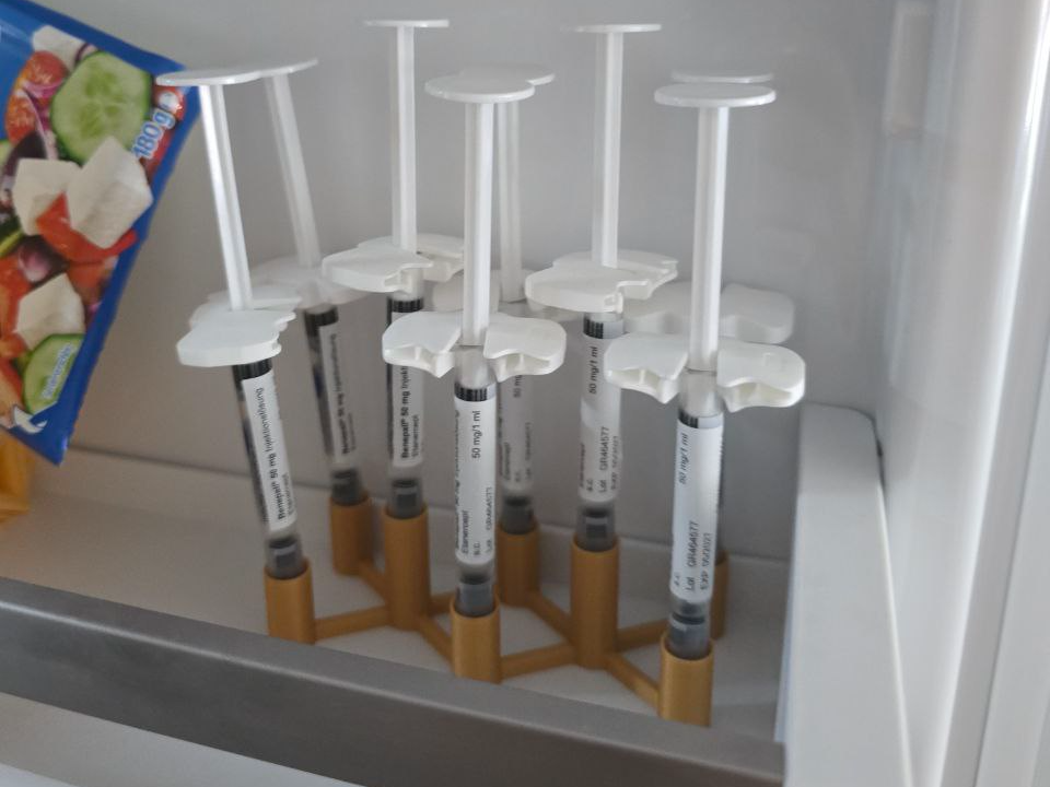 Medical Syringe Refrigerator Organizer