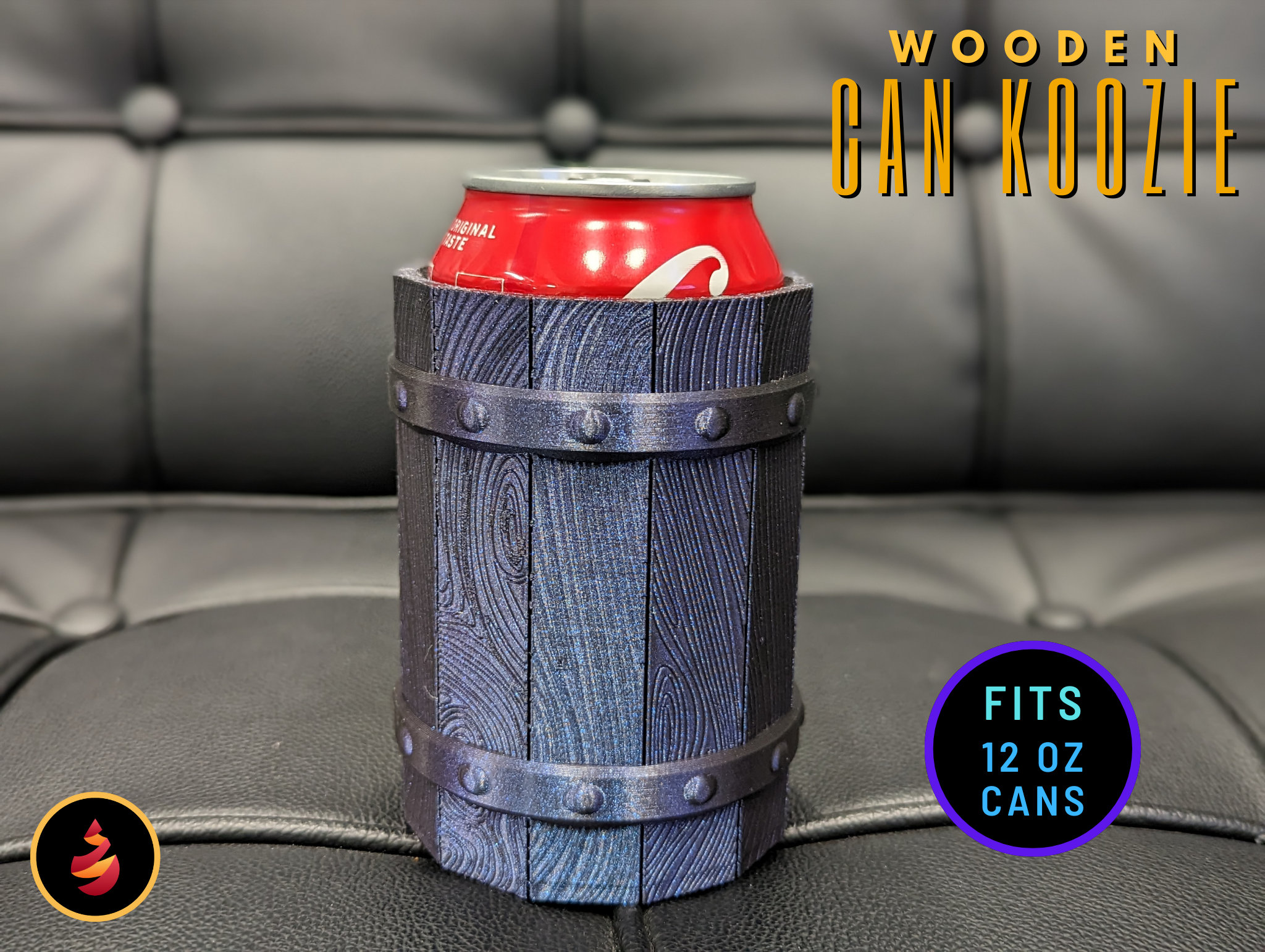 Wooden Can Koozie