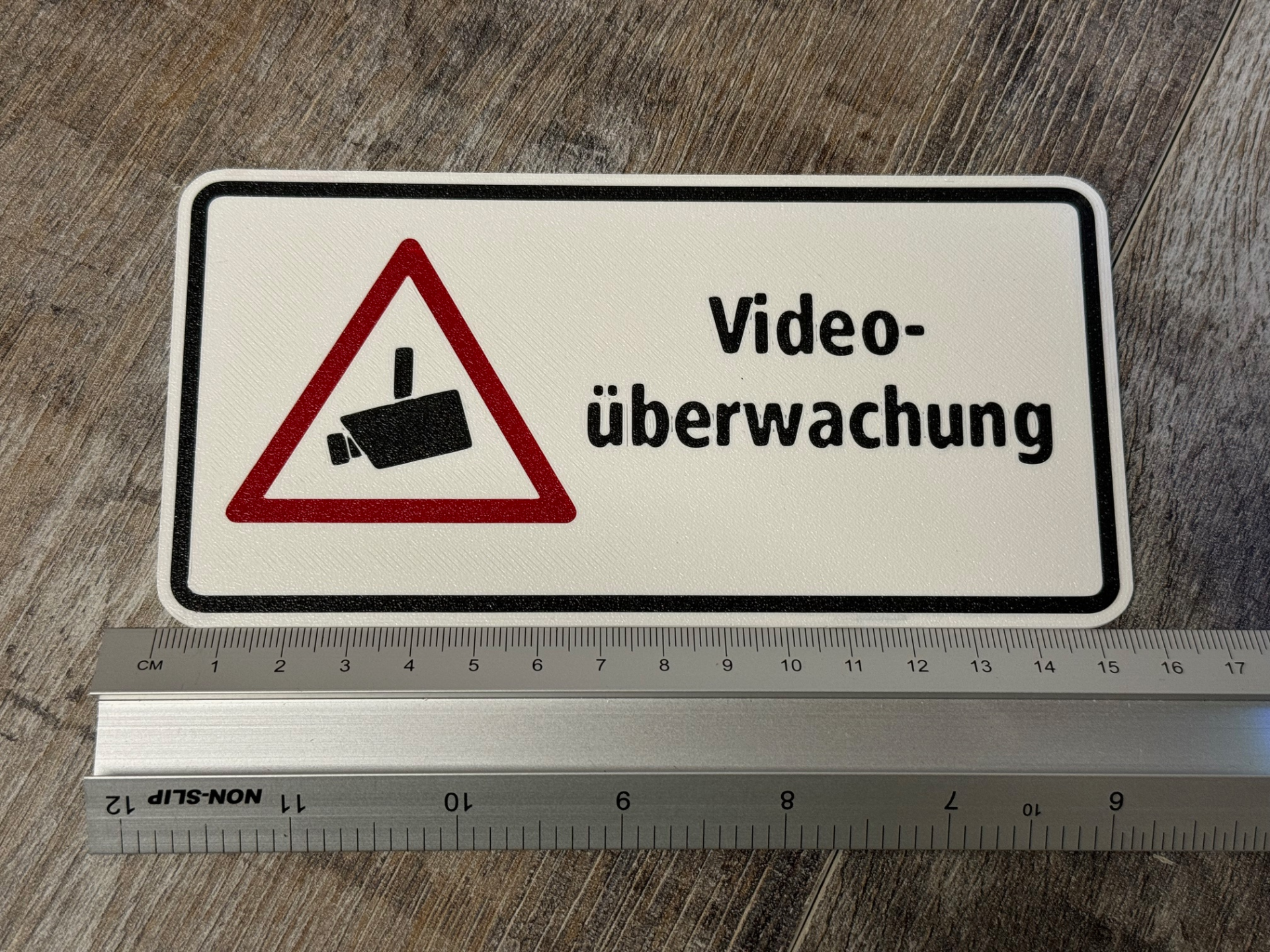 Video Surveillance Warning (German)