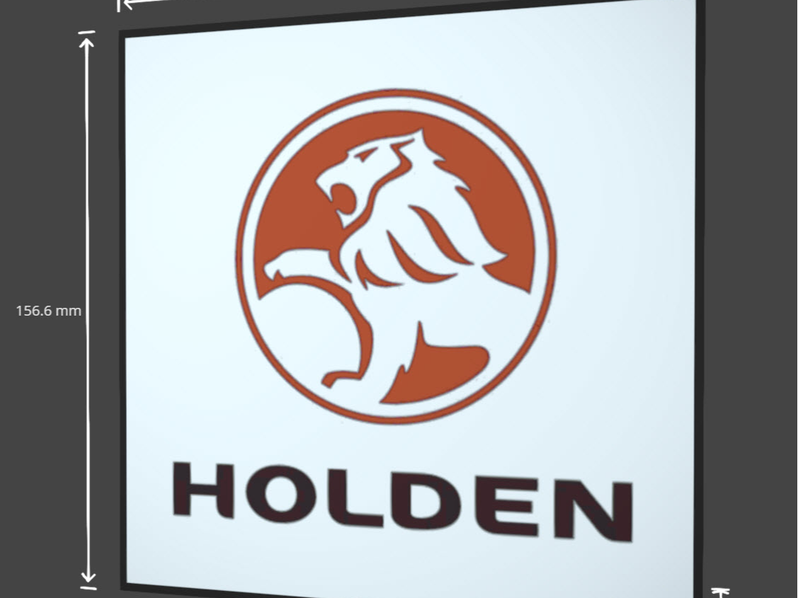 Holden Logo light box
