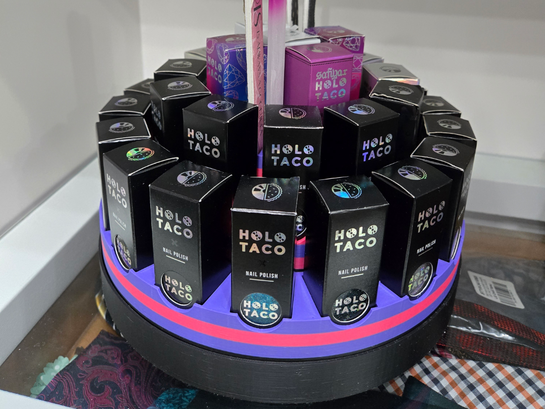 Rotating Nail Polish (Holo Taco) Carousel