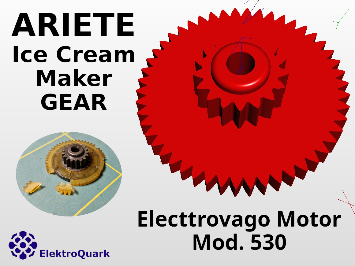 ARIETE Ice Cream Maker Motor Gear