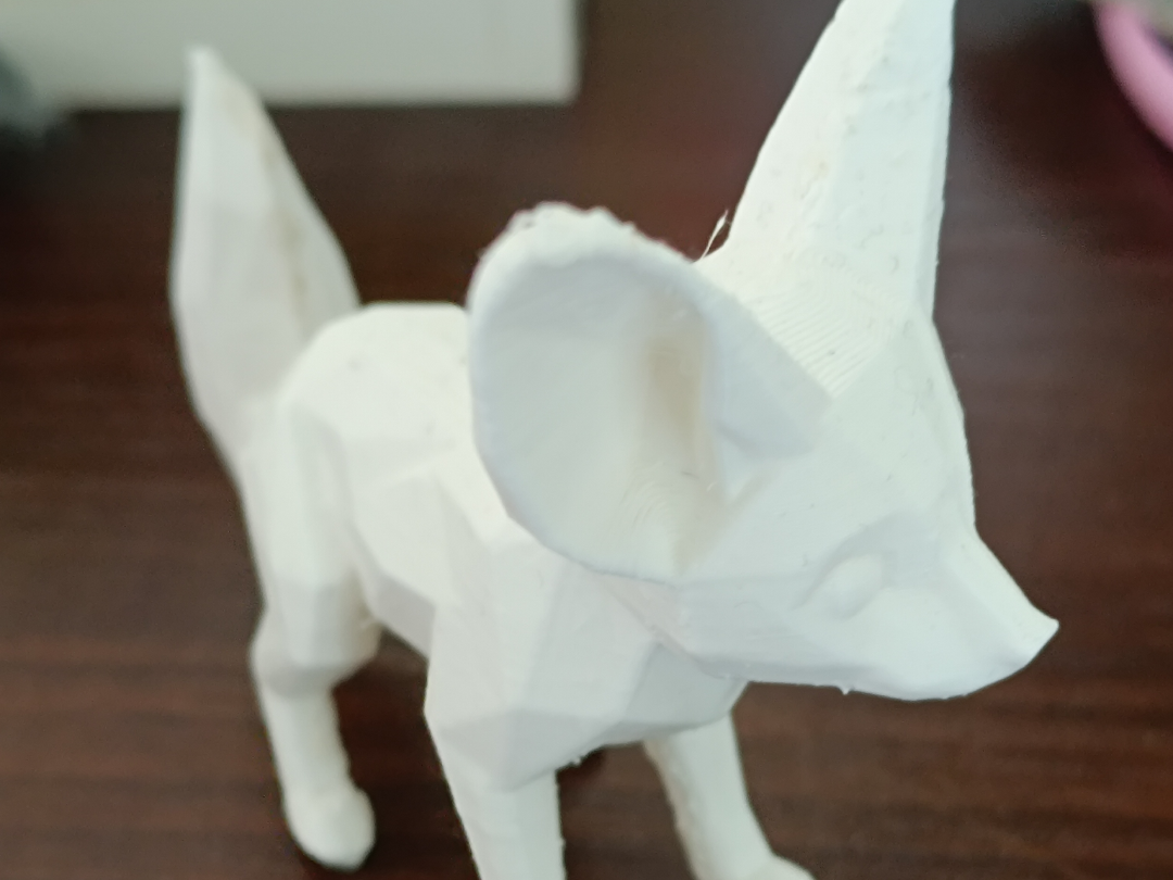 Fennec fox realistic origami version