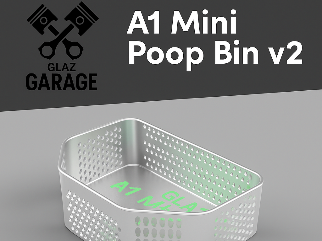 A1 Mini Poop Bin v2 (filament waste container)