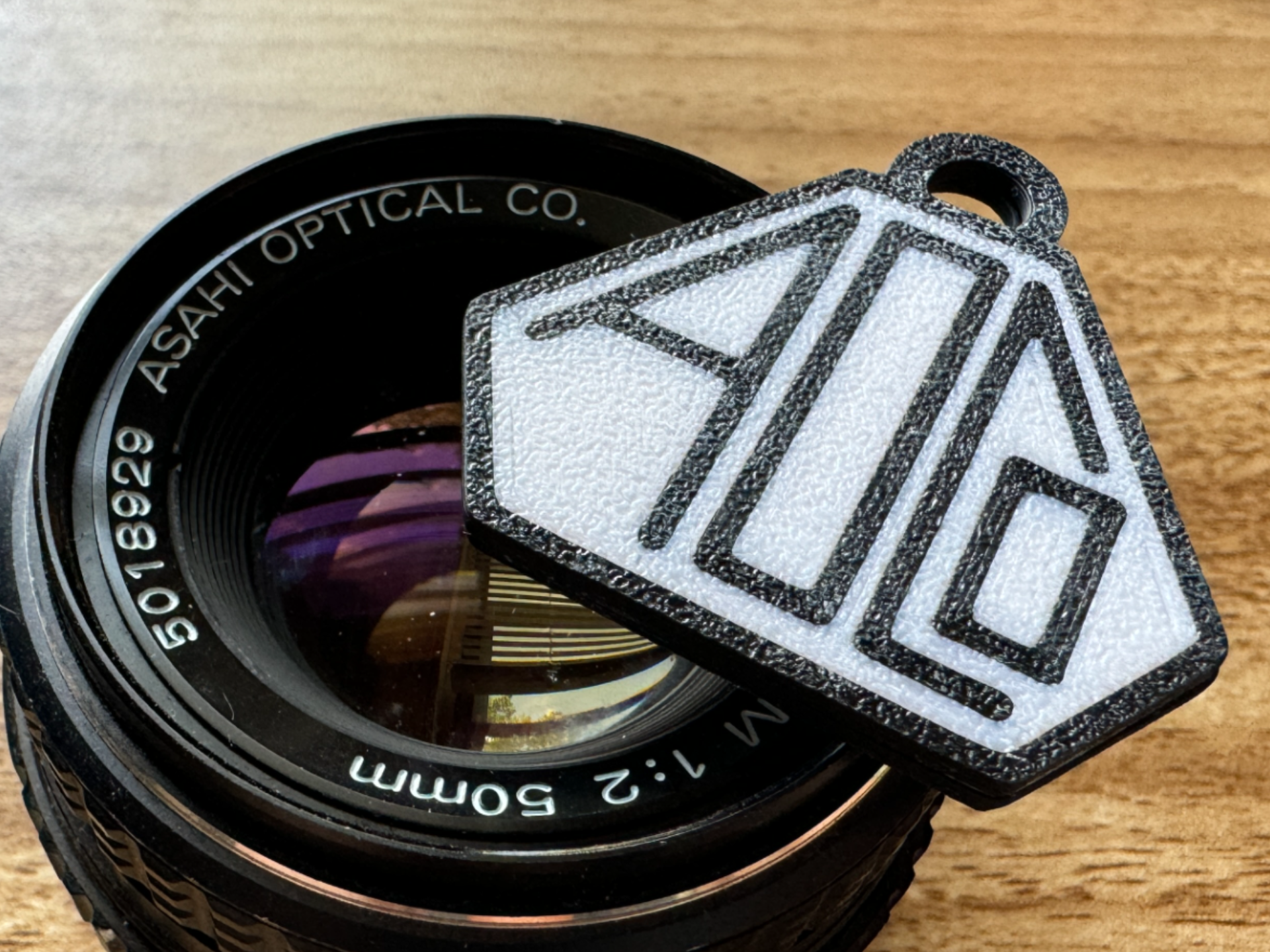 Asahi Pentax Logo Keychain
