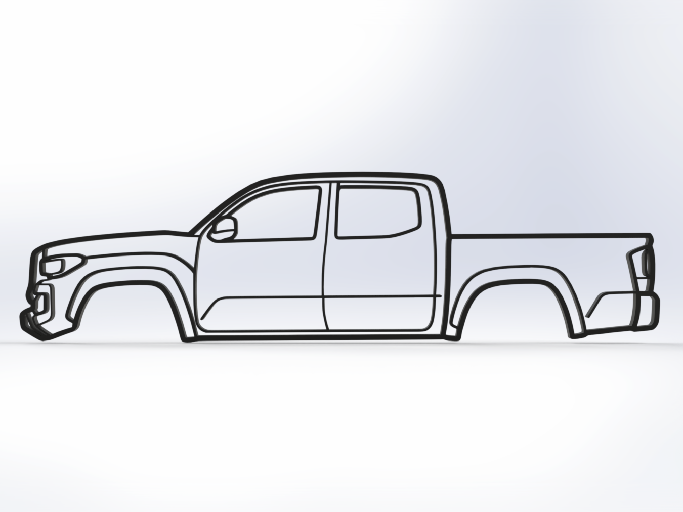 Toyota Tacoma 3rd Gen Wall Art