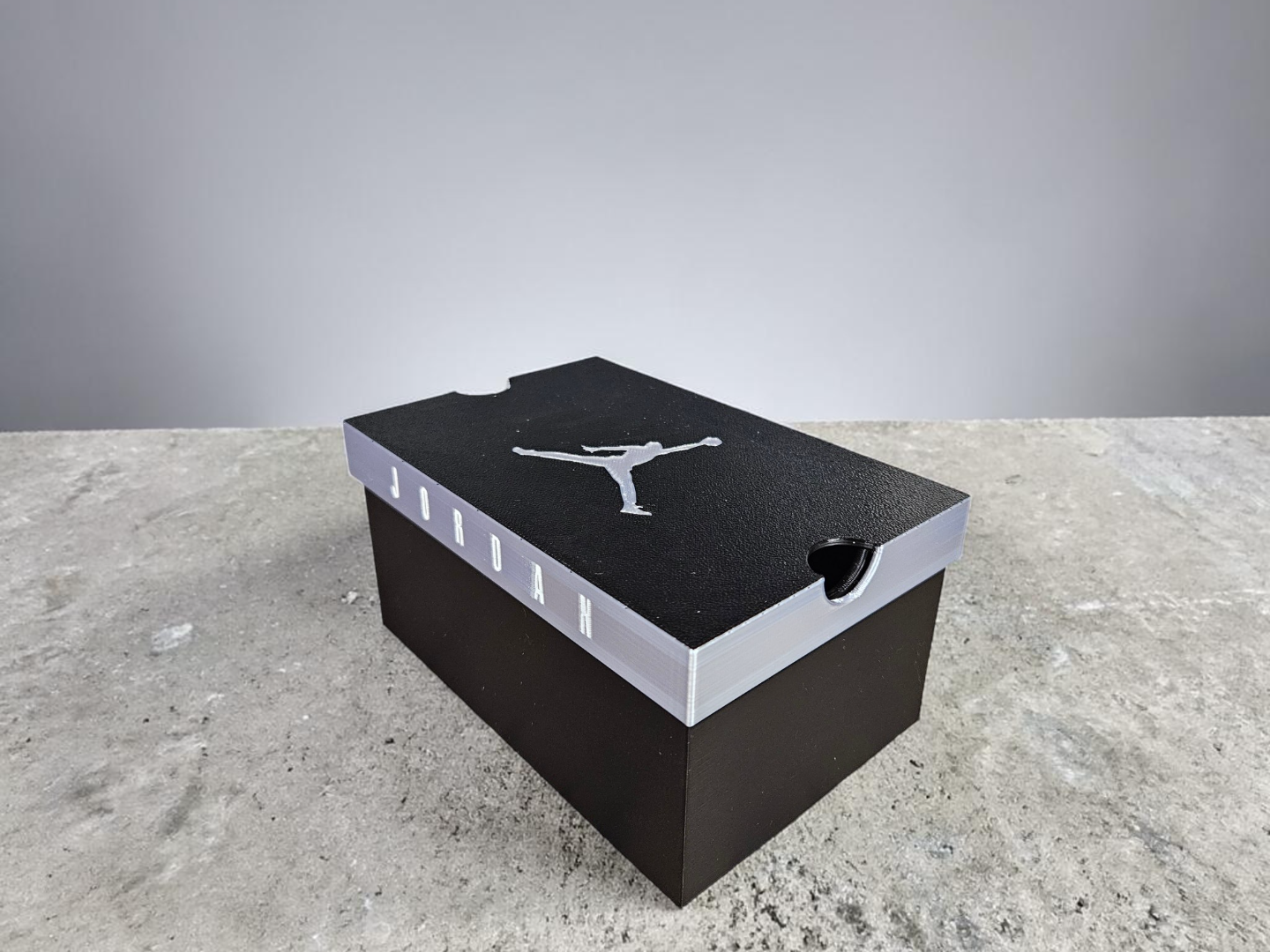 Jordan Mini Shoe Box with hinge