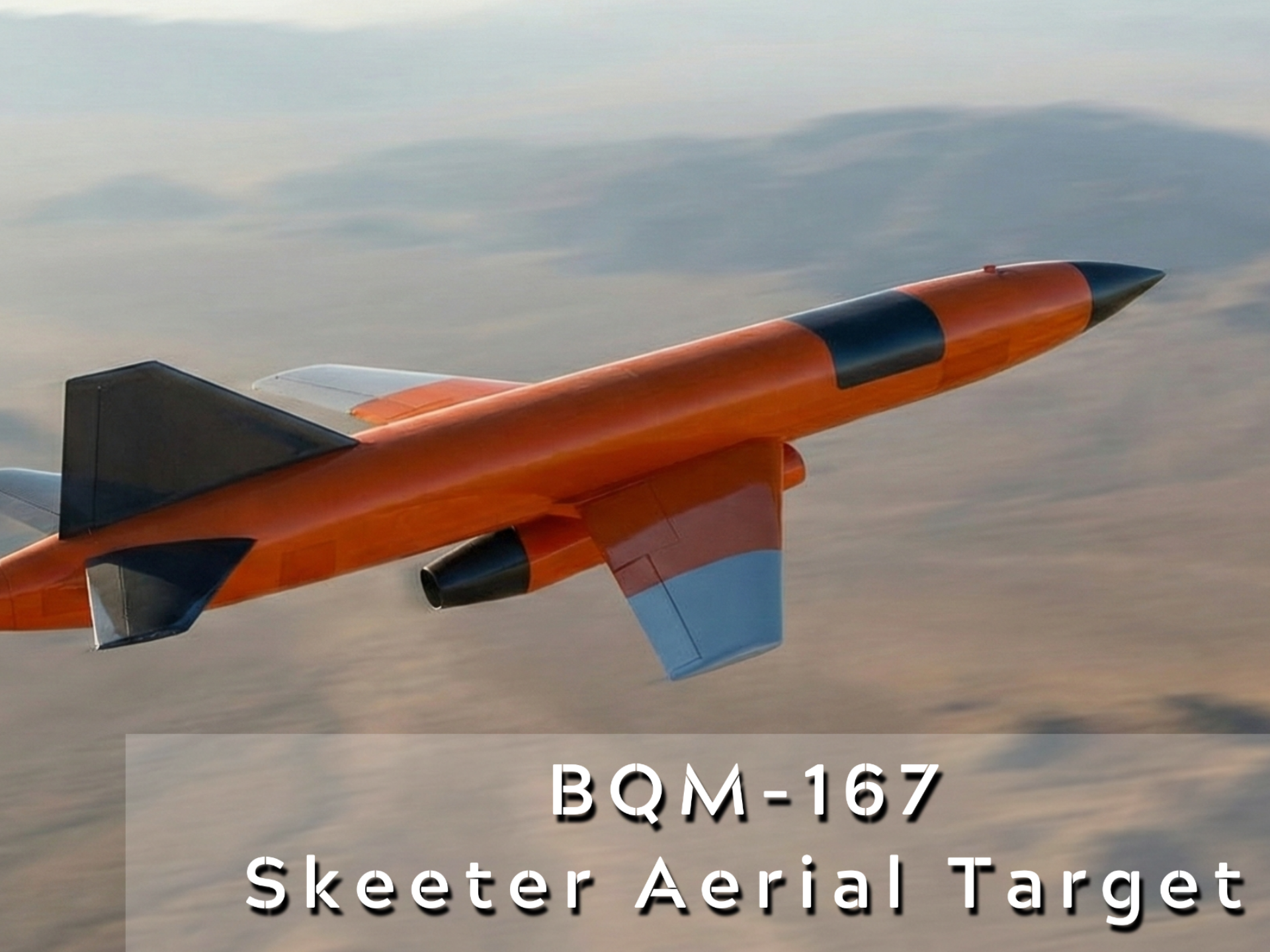 BQM-167 Skeeter Aerial Target - Scale Model