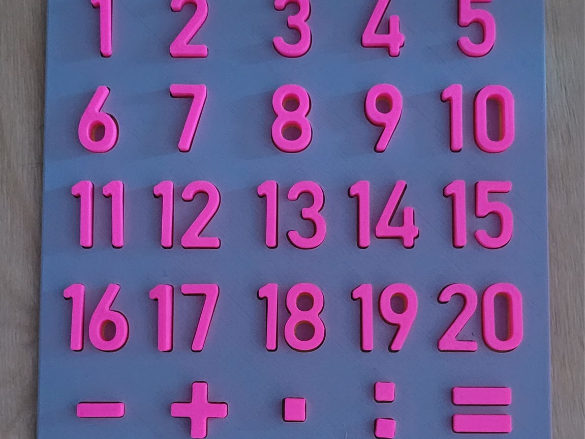 number calculation puzzle for kids
