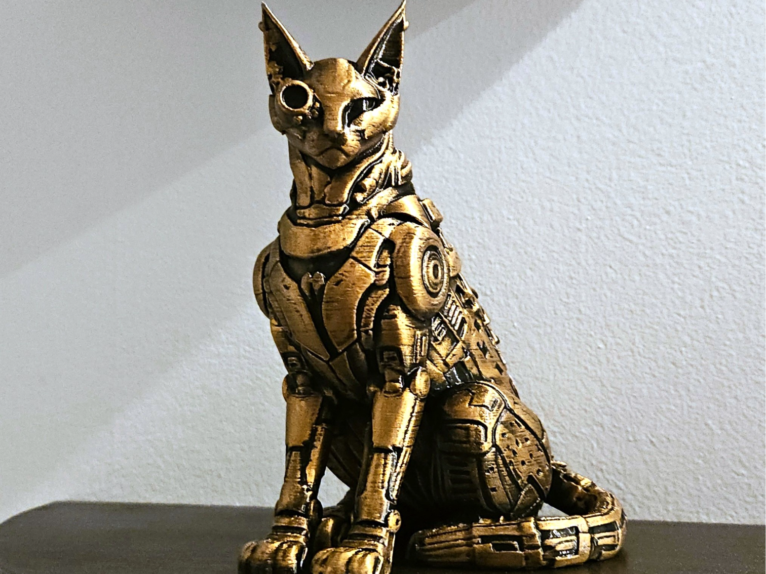 Steampunk Cybernetic Savannah-Serval Cat