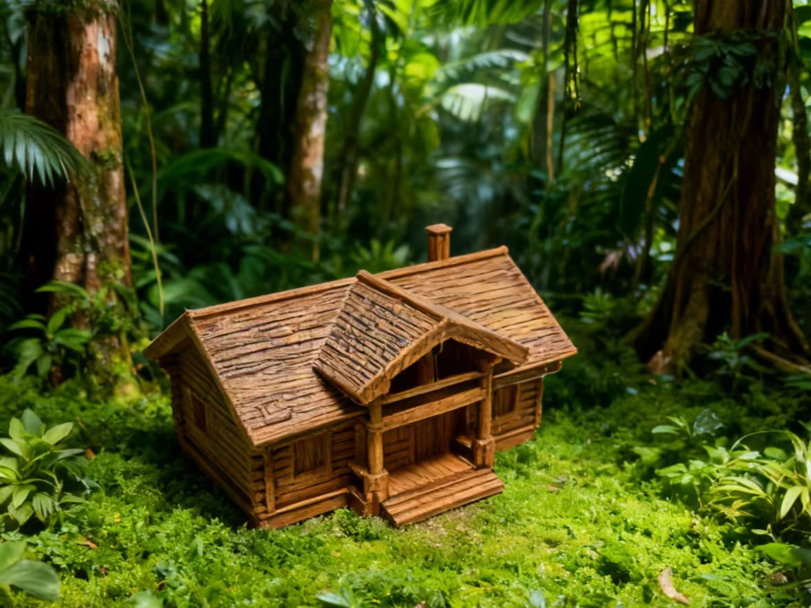 Miniature Architecture Series-Forest Cabin