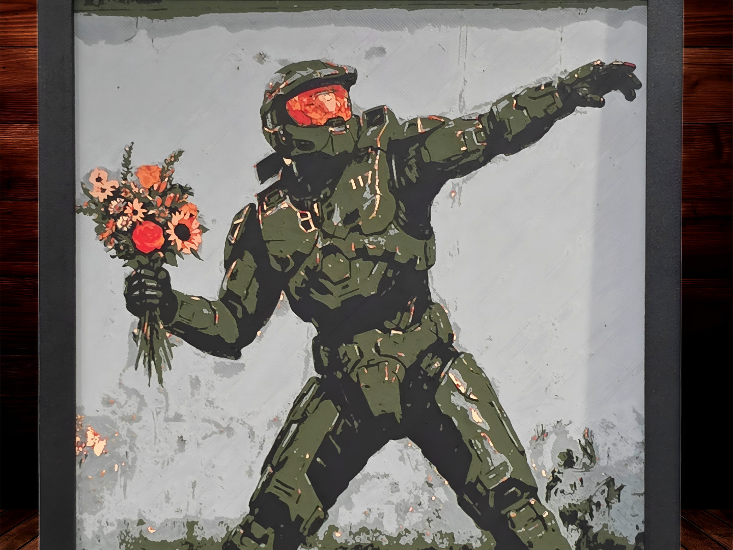 Master Chief - Banksy/Retro Gaming Series pt 7/9