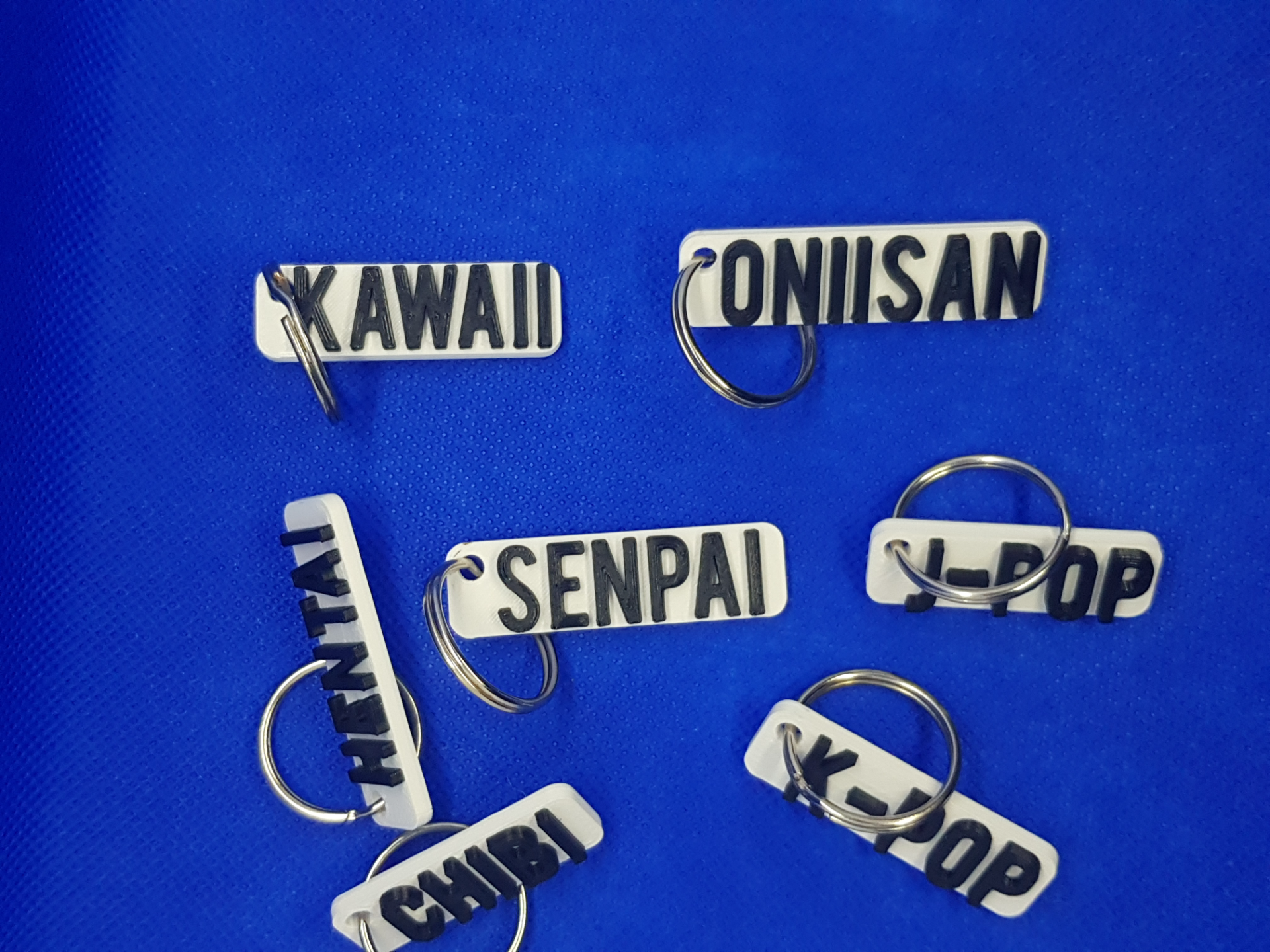 Japanese Manga Words - Keychains