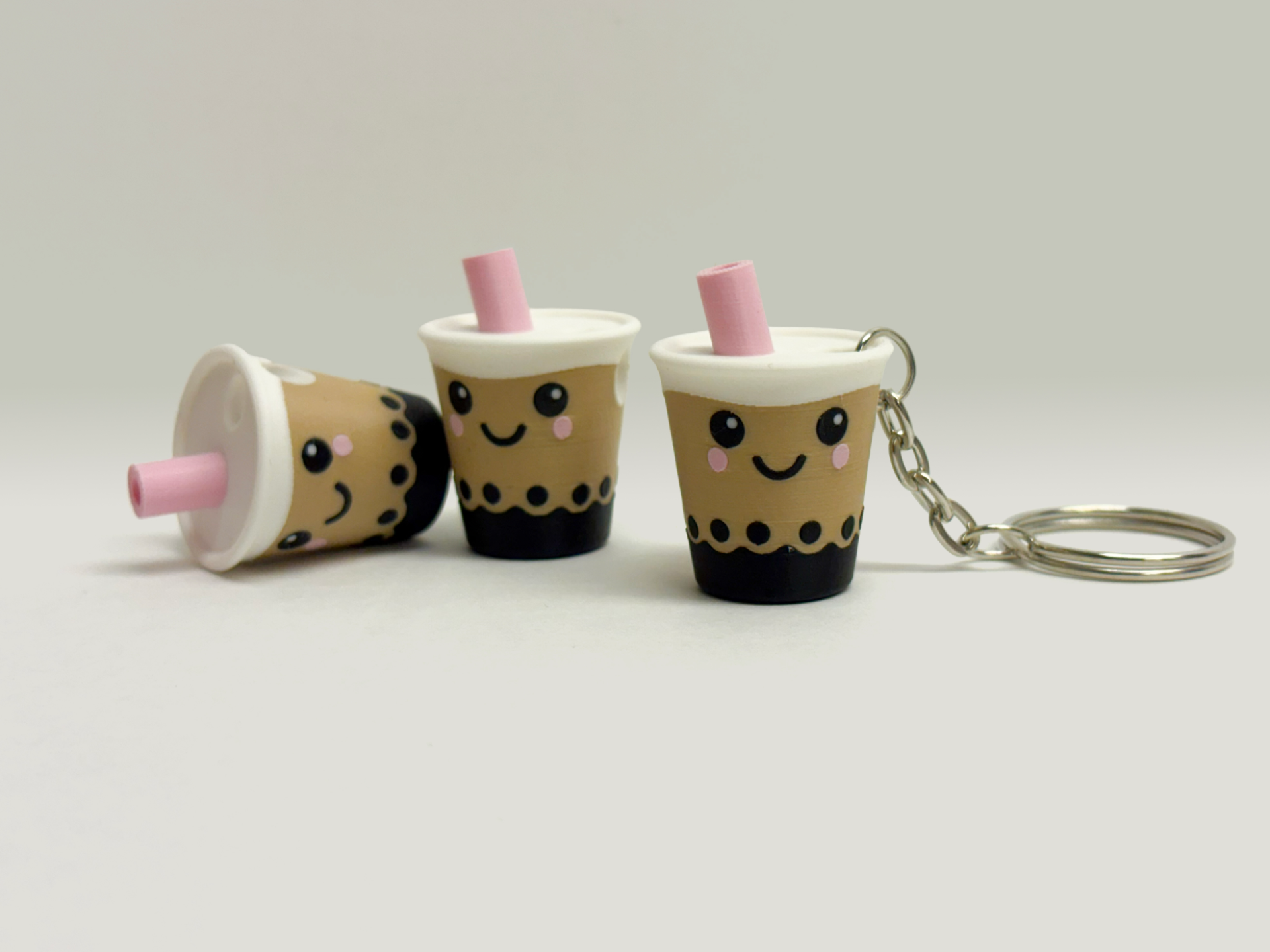 Kawaii Boba Tea Keychain