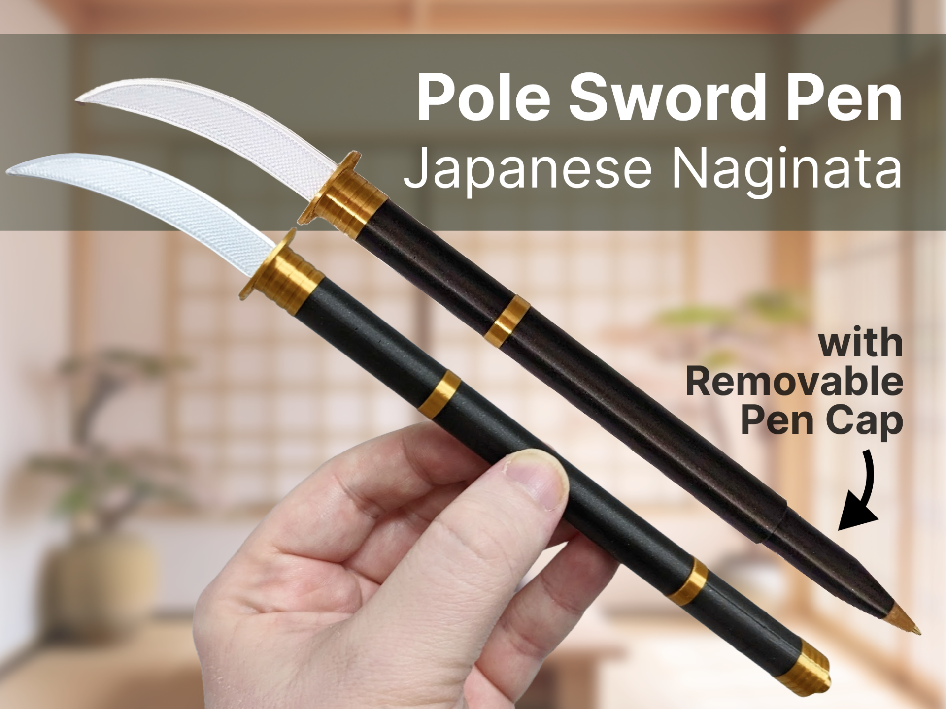 Pole Sword Pen | Japanese Naginata Polearm