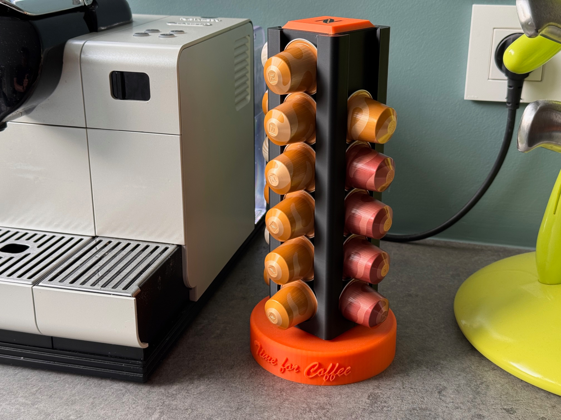 Rotating Nespresso Capsule Tower (Original Pods)