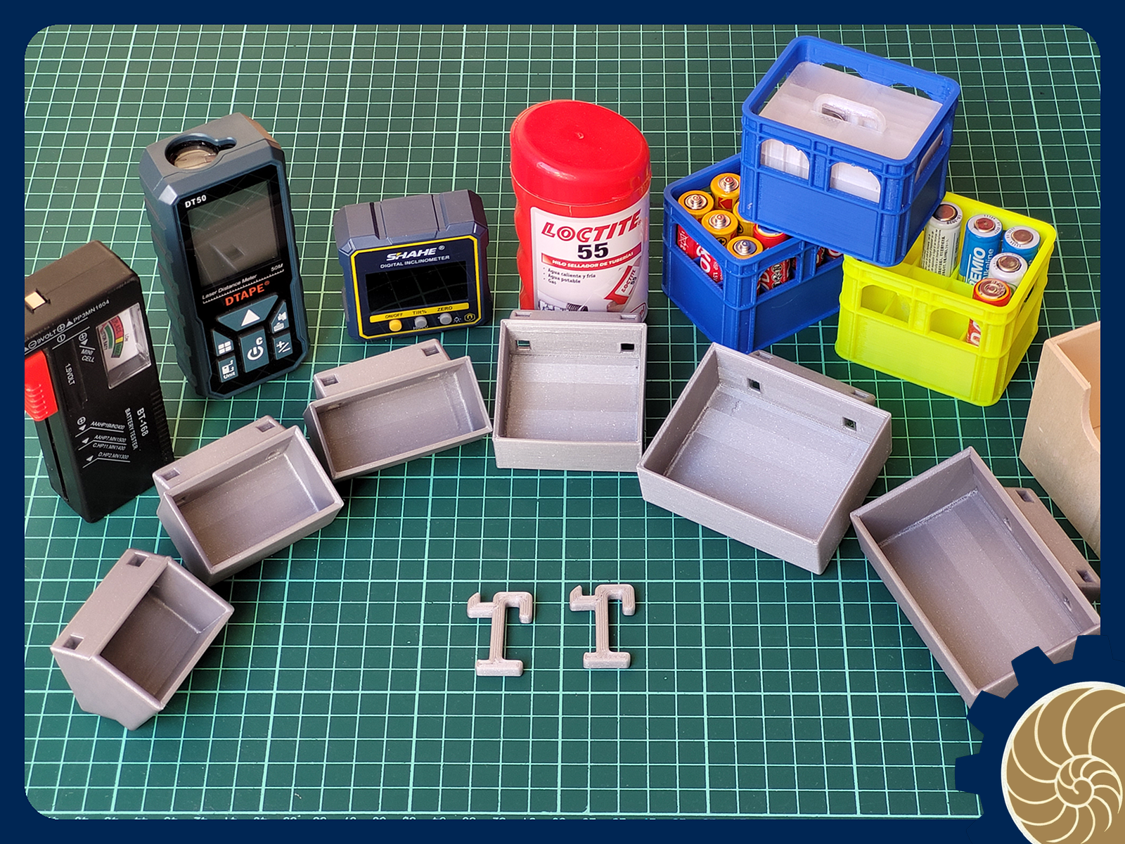 Parametric Rectangular Holders - 45d - IKEA SKADIS