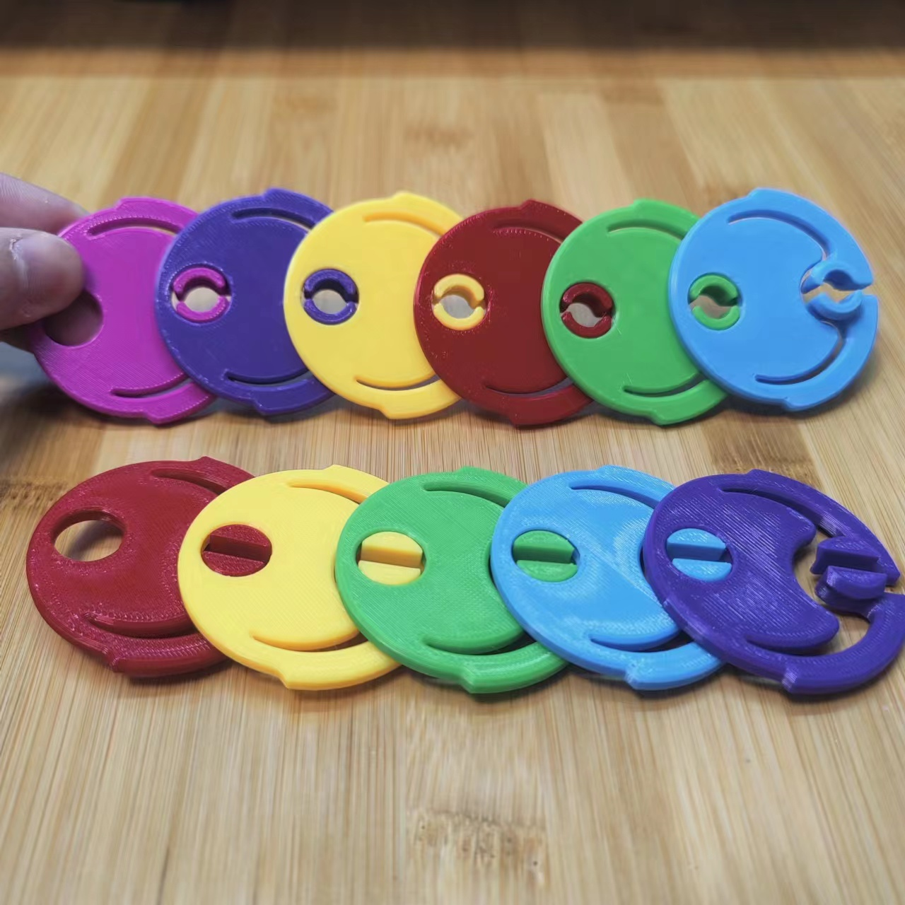 fidget colorcard "Mr emotional"
