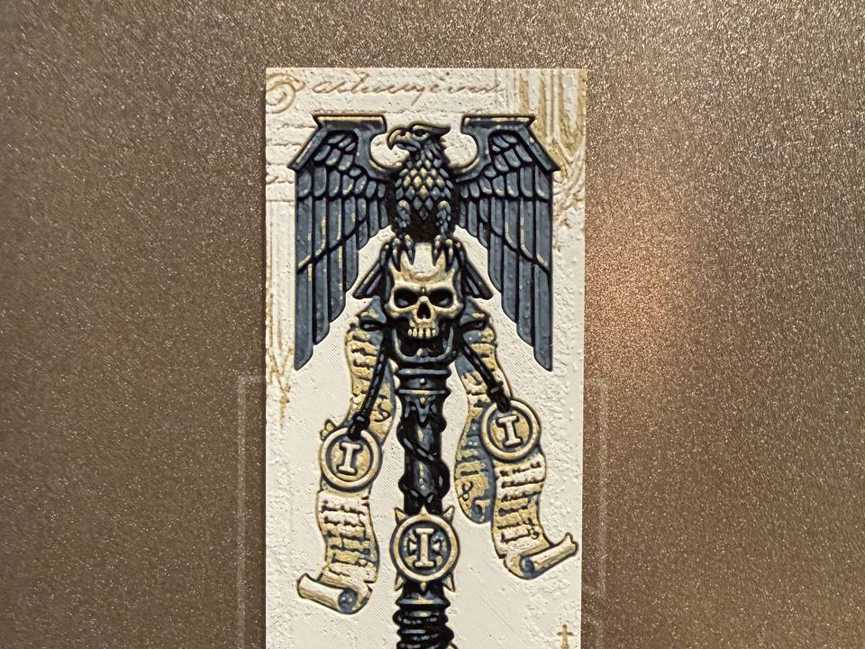 Inquisition scepter WH40K - HueForge bookmark