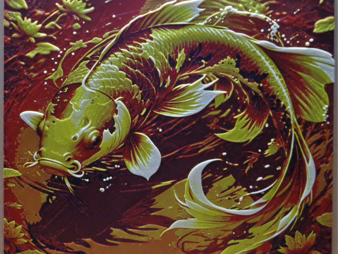 Hueforge Koi Pop Art