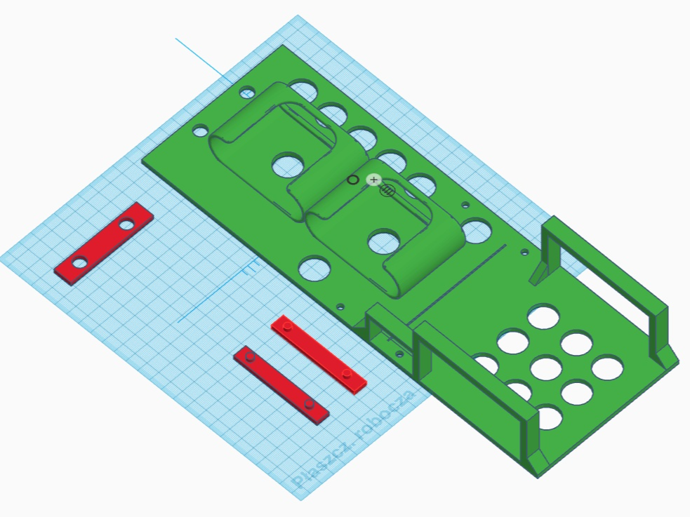 Side plate for Sim Rig 2x sound cards, hub+booster