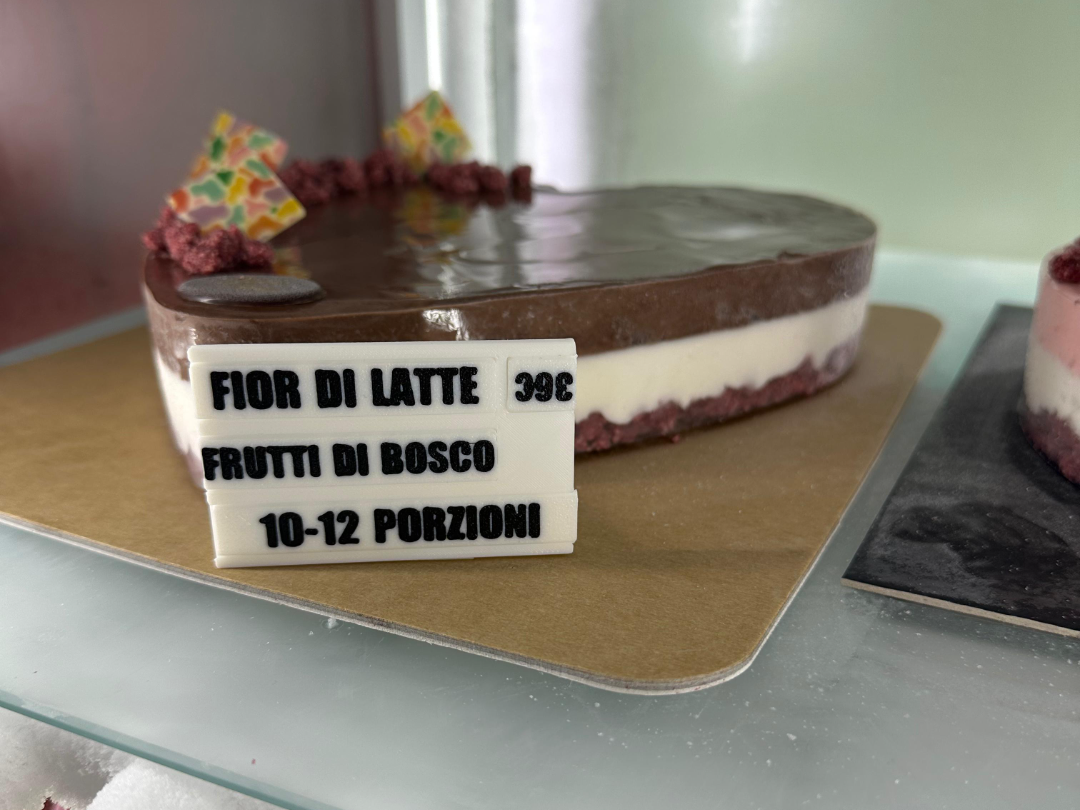 Espositore per torte componibile personalizzabile