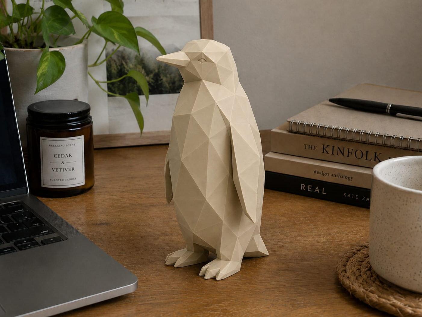 Polygon Penguin | Arctic Low Poly Decor