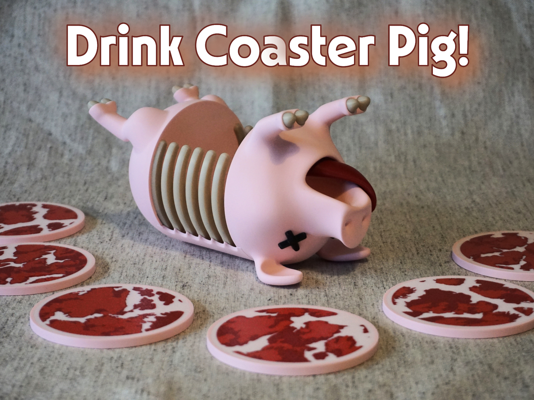 Drink Coaster Pig!