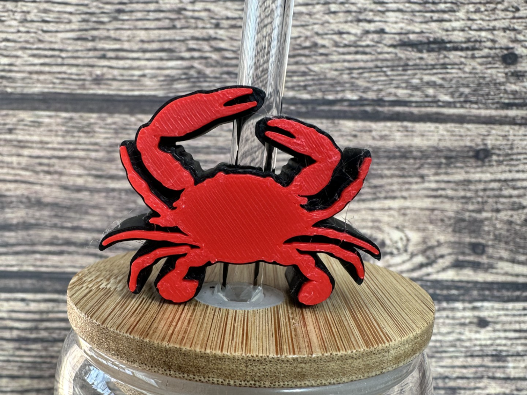 Crab Straw Topper