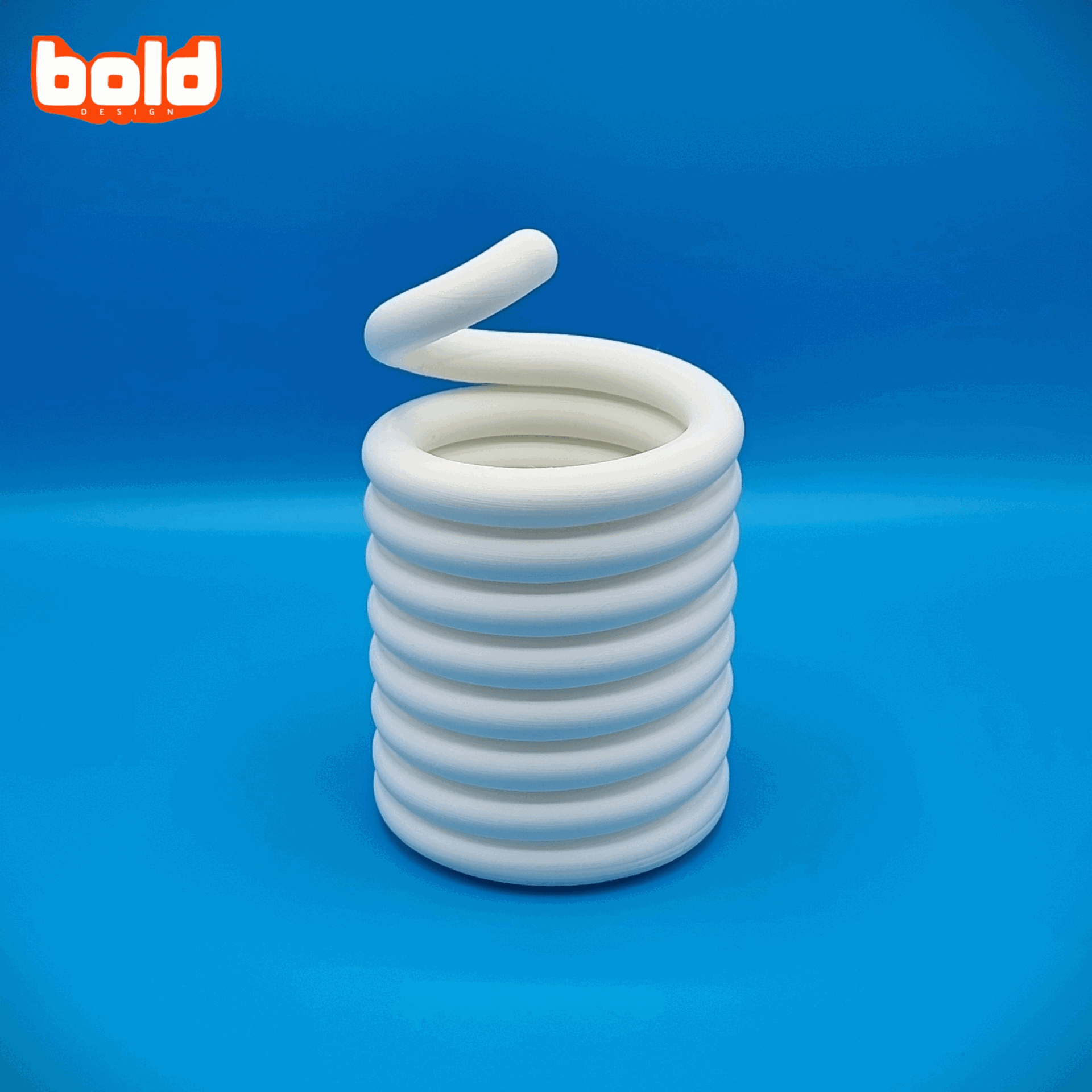 Pen holder helicoid