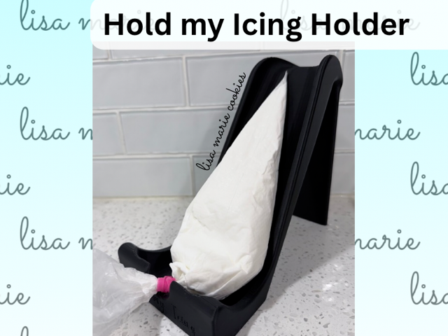 Hold My Icing Holder - Royal Icing Holder-No Drips