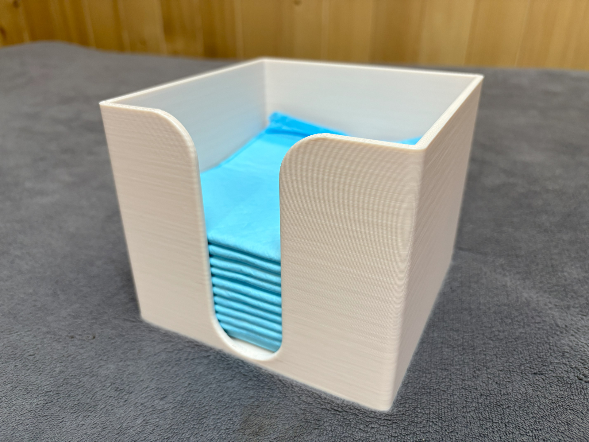 Parametric Doggie Pad Storage Bin