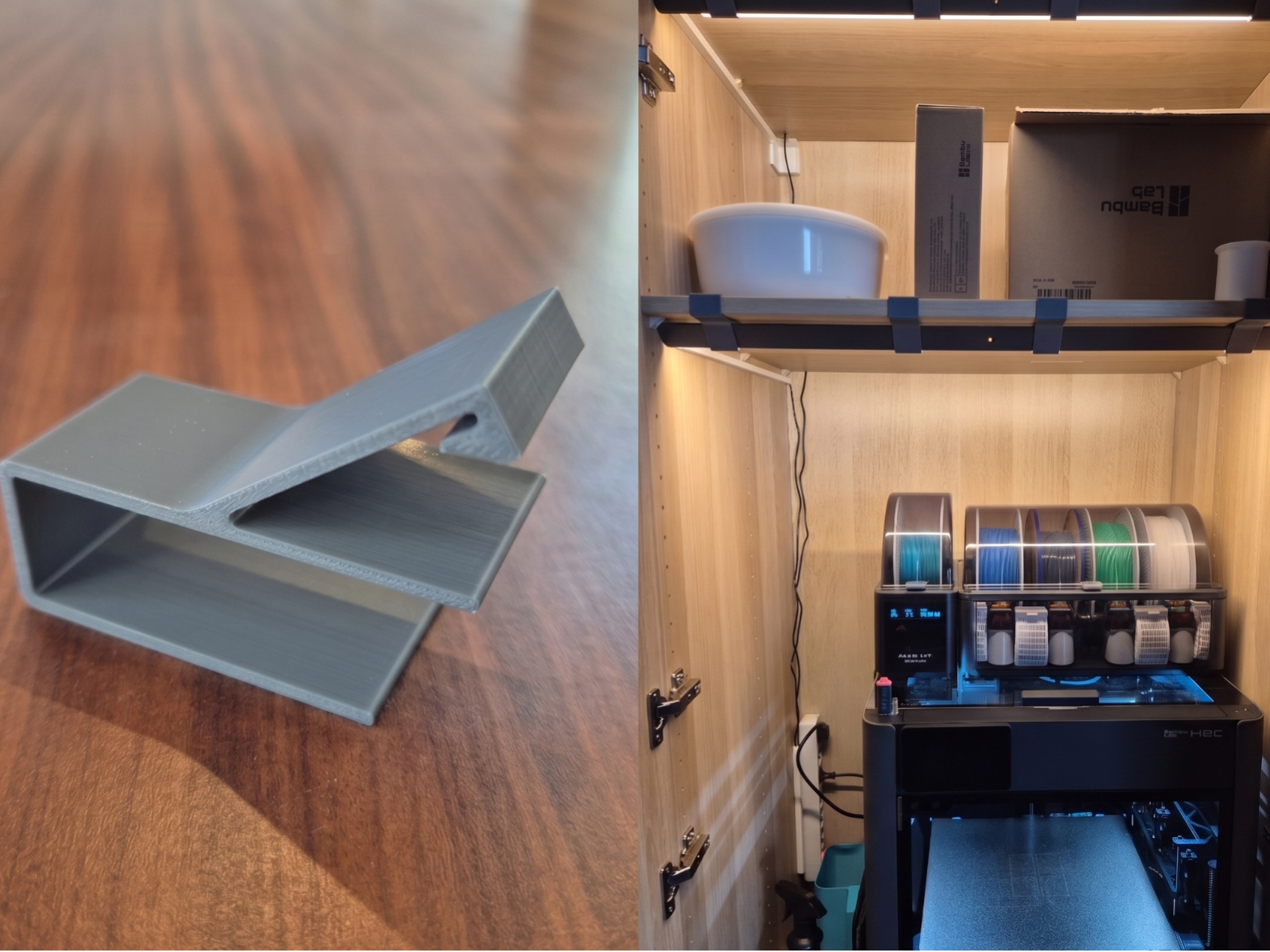 IKEA PAX Lighting Bracket