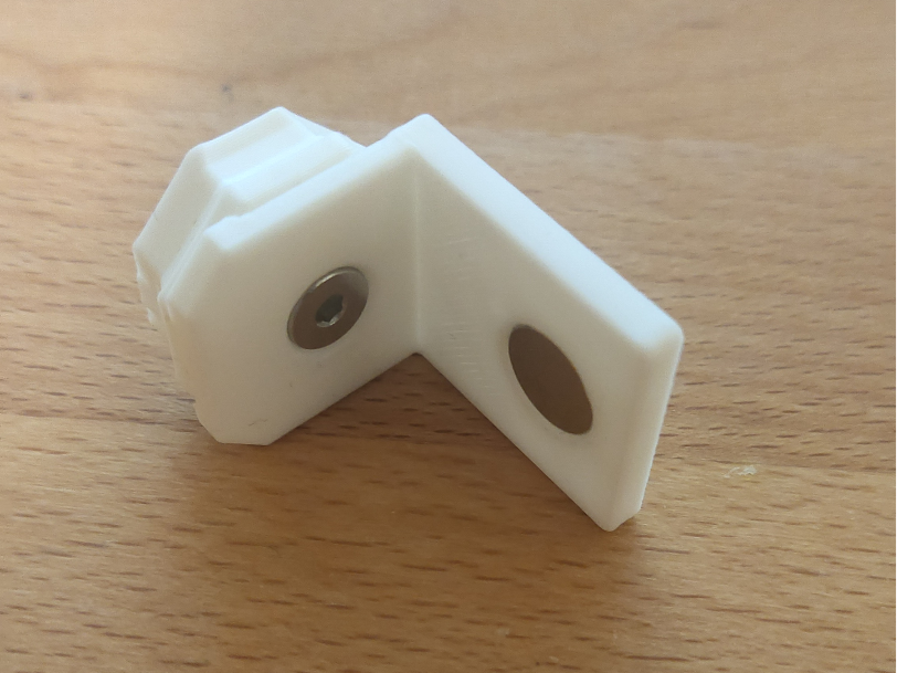 Multiboard angled magnet mount